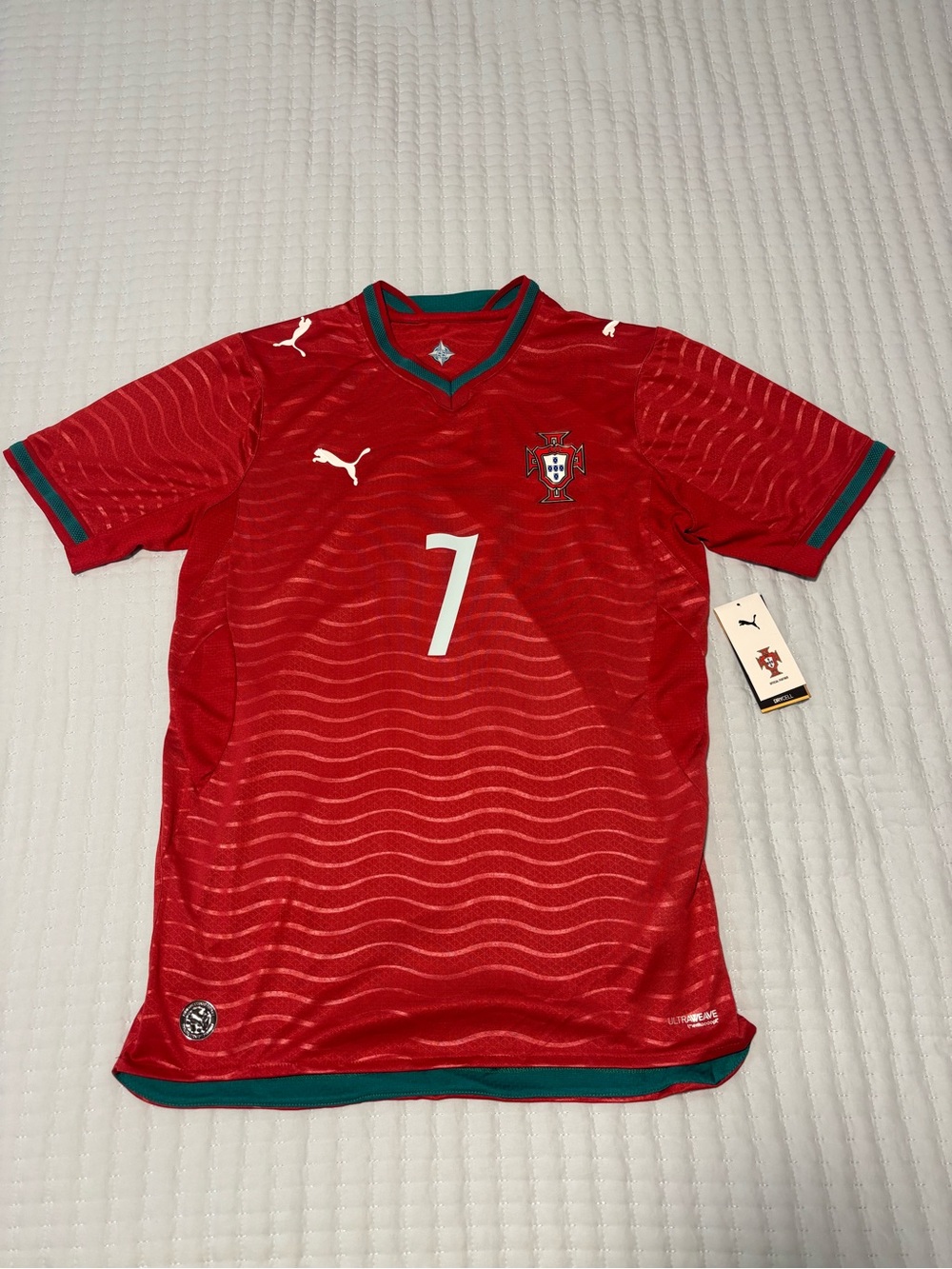 Cristiano Ronaldo Portugal 2025/2026 WC Jersey #7 Puma Men’s Soccer Athletic Fit
